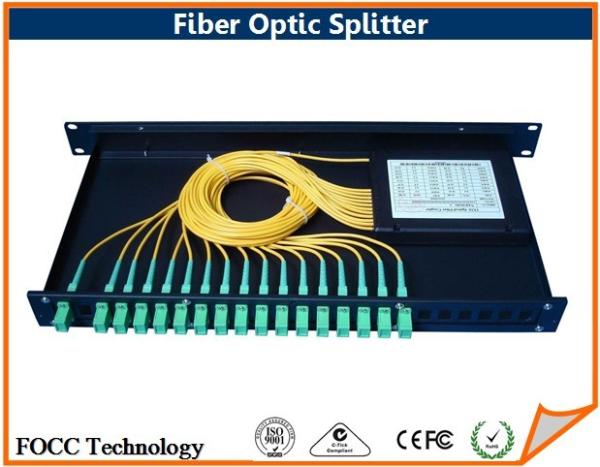 Broadband OM3 Fiber Optic Splitter , Multi Mode Fused Coupler With Various