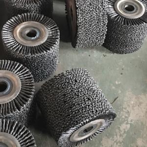 Wholesale Heavy Duty Twisted Knot Wire Cup Wheel Brush 25mm Filament from china suppliers