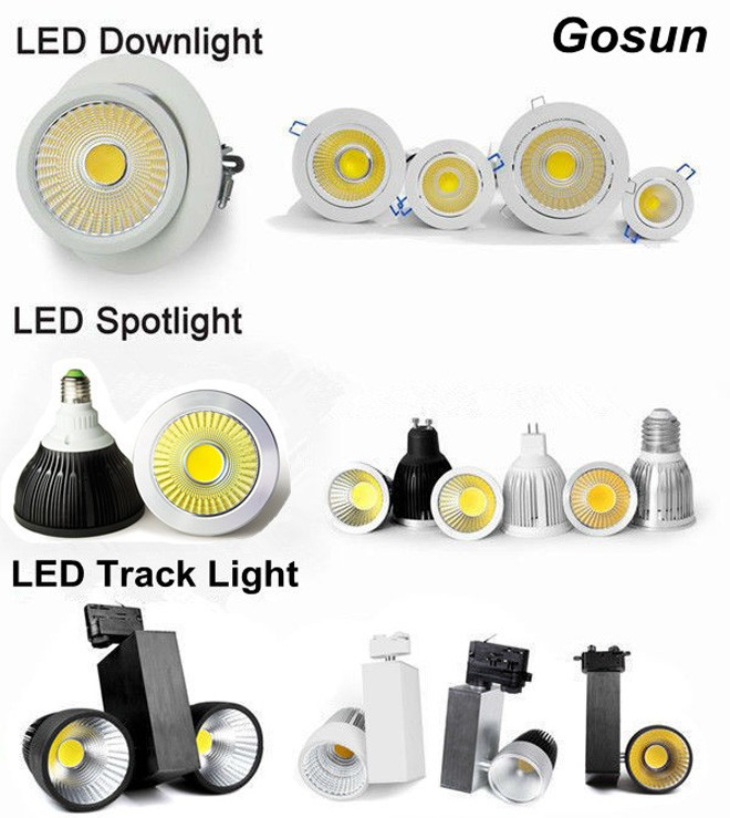 high quality 50w led cob track light rail light AC85-265V led COB light source white/black color 500