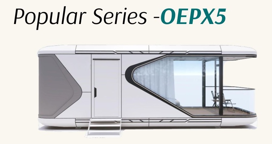 PX7-PX5 Series Modular Capsule Prefabricated Outdoor Office Pod Mobile Container Cabin House