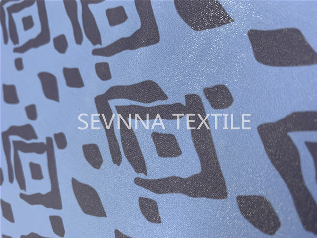 Waterproof 4 Way Stretch Knit Fabric For Leggings Totem Sublimation Printing Eco Green Nylon Lycra