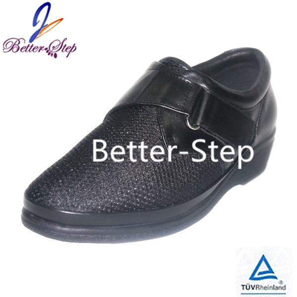 Better-step Leather Dress Shoes For Diabetics,Soft Lining and Durable,Top grade