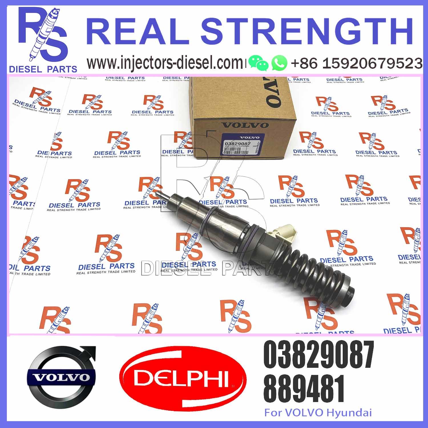 injector 3829087 common rail injector 3829087 BEBE4C08001 For V-O-L-V Penta D16C diesel fuel injector 03829087