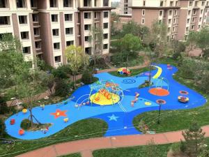 Wholesale Outdoor Kids Playgrounds Flooring EPDM Rubber Floor For Amusement Park from china suppliers