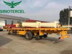 SINOTERCEL Full Trailer 20t Flatbed Trailer Transport