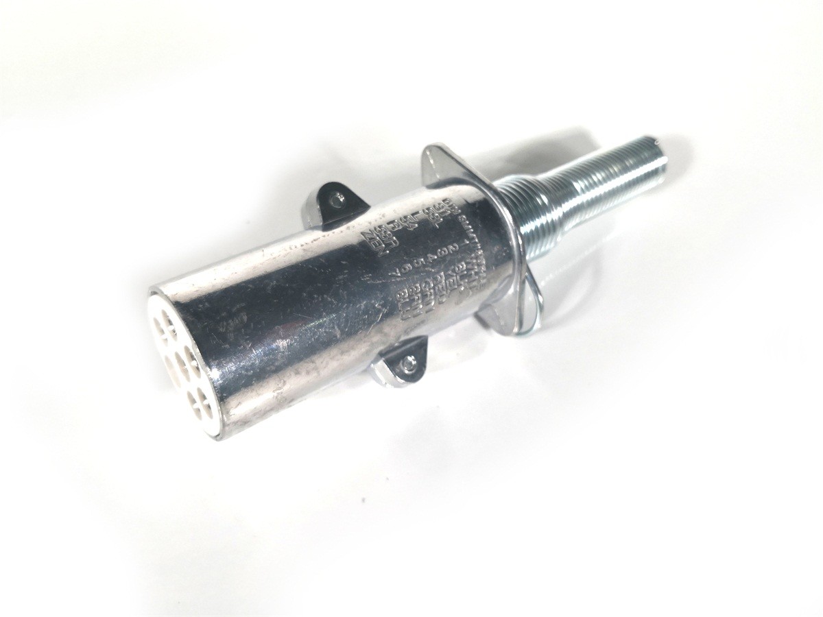 24v S Type 7 Pole European Trailer Plug 7 Pin With Metal Cable Holder