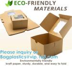 Chocolate Takeaway kraft, Christmas Cookie Bakery Treat Box Set With Window,