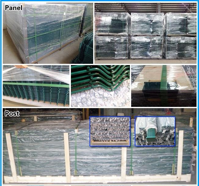 High security 358 wire mesh fence anti-climb fence for airport