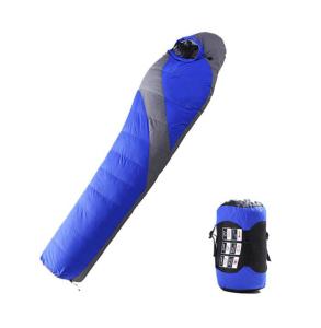 Wholesale Adults 3 Season Backpacking Sleeping Bag , Duck Down Filling Nylon Sleeping Bag from china suppliers
