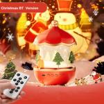 Christmas Gift Dream Star Projector Night Light Creative Rotary House Music Box