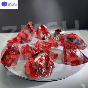 Wholesale Lab Sapphire Padparadscha Gemstone Cut Popular Pink-orange Color Jewelry Designs from china suppliers