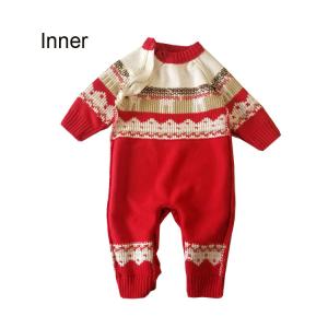 Wholesale 2023 New Arrivals Baby Boy Girl Clothes Romper Newborn in Bulk Kids Long Sleeve Winter Christmas baby Clothing from china suppliers