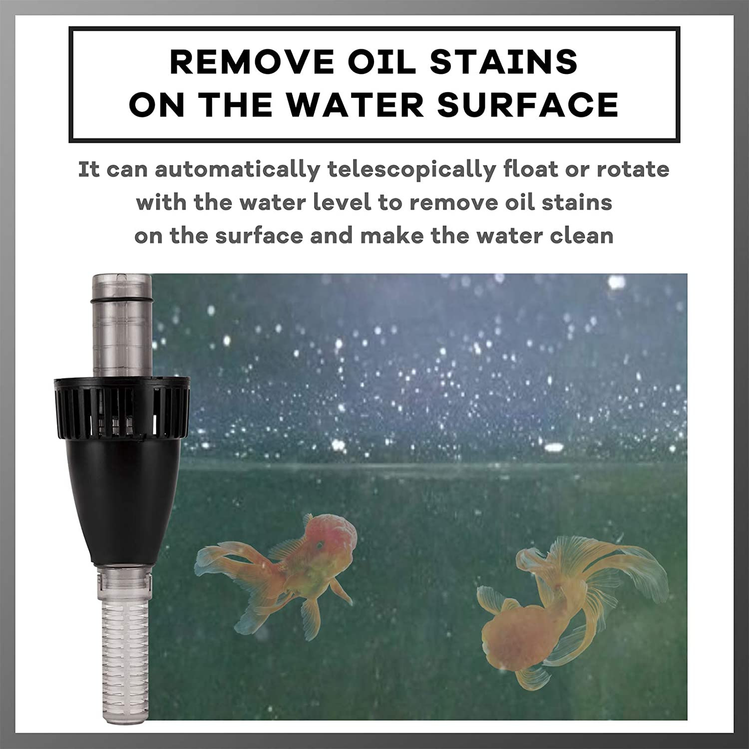 Biofiltration Adjustable Flow Aquarium Water Filter For 5-30 Gallon