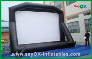 Wholesale Black Color Inflatable Movie Screen With Blower For Doliday Celebrate from china suppliers