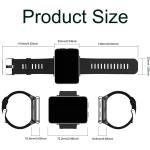 2.86 Inch HD Screen Smart Watch 4G Android 7.1 3GB+32GB Large Display Smartwatch