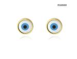 Evil Eye Stainless Steel Gold Earrings Niche Luxury Fashion Blue Eye Earrings