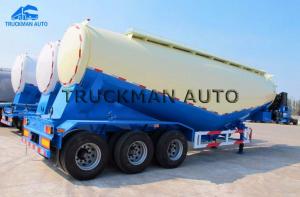 Wholesale 45 Cbm Cement Bulk Carrier Truck , Cement Powder Tankers For Bulk Flours Transport from china suppliers