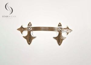 Wholesale Bronze Plating Plastic Coffin Handles Cremation Funeral Coffin Decoration P9001 from china suppliers