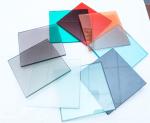 Colored Laminated Building Glass, Stained Reflective Laminated Glass Sheet