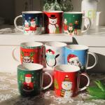 Customized LOGO Ceramic Anniversary Gift Mugs For Coffee Tea