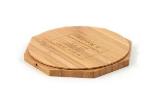 Wholesale Ultra Thin QI Wireless Charger , Bamboo QI Wireless Charger OEM Available from china suppliers