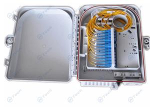 Wholesale 24 Ports Fiber Termination Box , 24Cores Fiber Optic FTTH Distribution Box Rainfall Resistant from china suppliers