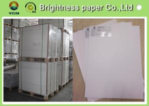 Wholesale Low Surface Roughness Name Card Paper , Thick White Cardboard Sheets Recyclable from china suppliers
