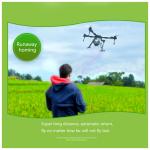 EV Agri Spray Drones Can Hold 22L Crop Dusting Drones
