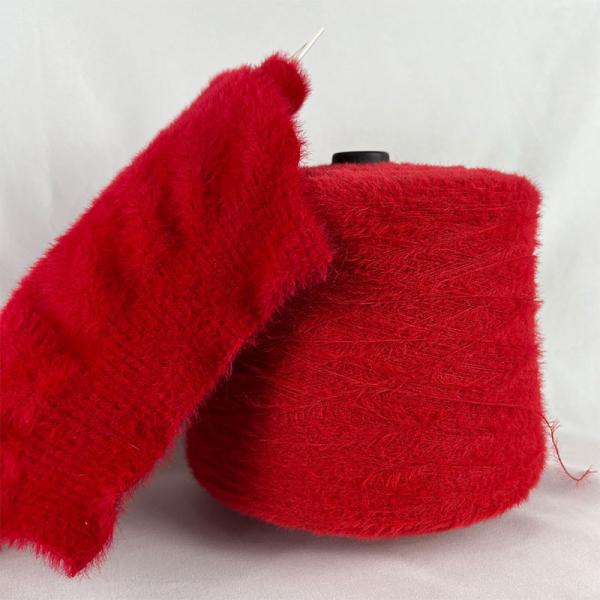 1.3cm feather yarn mink yarn 100% nylon or 100% polyester sweater yarn socks