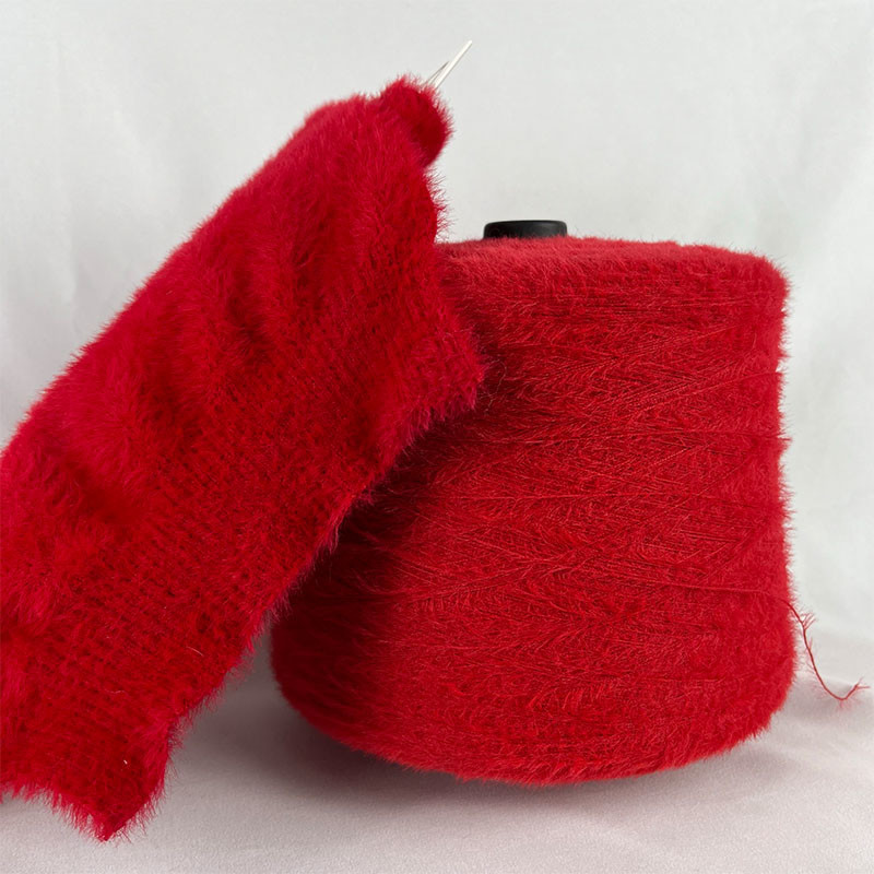 1.3CM/2.0CM Nylon Feather Yarn With High Density Feather