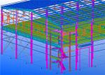 M24 Prefabricated Steel Buildings With 150mm Sandwich Panel