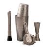 Buy cheap five piece Stainless Steel Homeware brushed silver Professional Mixology Set from wholesalers