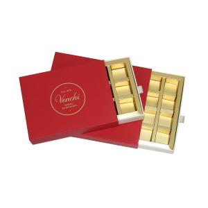Wholesale Red 4cm Height Chocolate Gift Packaging Boxes , Printed Chocolate Boxes 20 Cavity from china suppliers