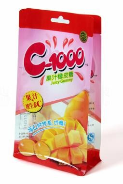 food grade aluminum foil flat bottom laminated Plastic Packaging Bags for dry food potato chips