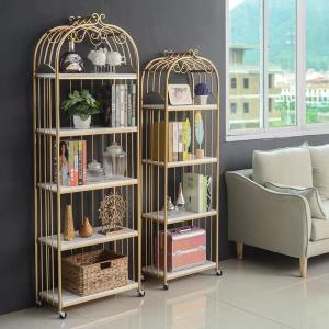 Wholesale Bird Cage Shape 170cm Height Steel Book Rack Rustproof from china suppliers