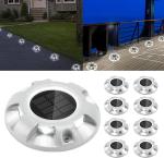 Waterproof Rating IP68 and White Outdoor Solar Light for Outdoor