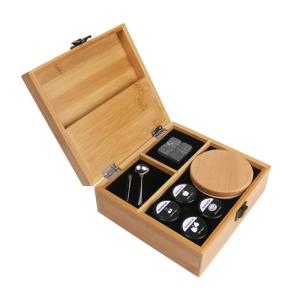 Wholesale Cocktail Smoker Kit for Whiskey Old Fashion and Bourbon with Torch 4 Flavors of Wood Chips Food Grade Torch Wood Bamboo Case from china suppliers