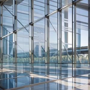 Wholesale Building Hidden Frame Glass Curtain Wall , Aluminum Alloy Custom Curtain Wall from china suppliers