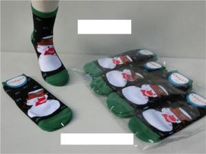 Wholesale Hot selling christmas design winter environmental cotton socks for women from china suppliers