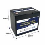 LiFePO4 Lithium Ion Battery 12V 105AH with BT and self-heating