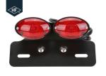 5 Wire Led Aftermarket Motorcycle Lights Rear Stop Brake PlateTaillights For