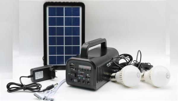 rechargeable LED Emergency Lantern solar power energy 5W black color Africa