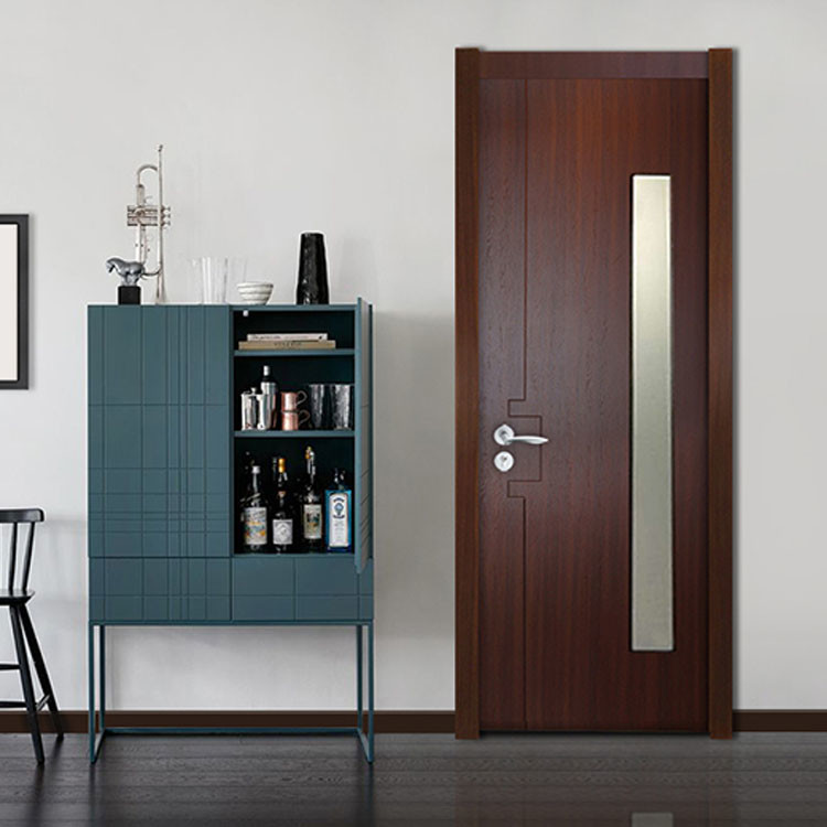 Eco Friendly 7mm Veneer Flush Fire Door Soundproof