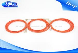 Wholesale Orange cable OM2 fiber optical cables 50 / 125 Multimode , Fiber Optic LC - SC Patch Cord from china suppliers
