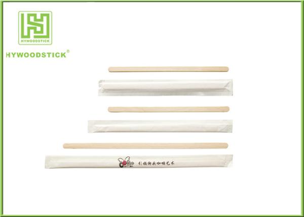 100% Birch Wood Individually Wrapped Coffee Stirrers Bar Stir Sticks Well