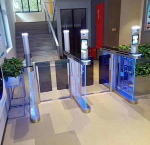 Wholesale Airport Supermarket ODM Speed Gate Turnstile RFID Card Reader Barrier from china suppliers