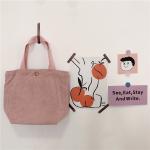 ARTSY CORDUROY BAG CASUAL PORTABLE MINI LADIES CLUTCH BAG VINTAGE CLOTH BAG