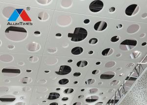 Wholesale 600x600 Clip In Aluminium Perforated Ceiling Fireproof Dustproof from china suppliers