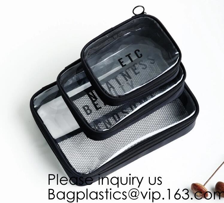 Waterproof PVC Cosmetic Pouch Wholesale Cheap Make Up Makeup Case Bag Travel Toiletry Pouch Organizer, bagease, bagplast