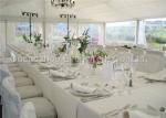 Luxury Wedding Party Tent event marquee With Hard ABS wall / Glass Wall Easy